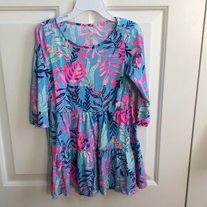 Lilly Pulitzer Kids Dress with Pink and Blue Patterns